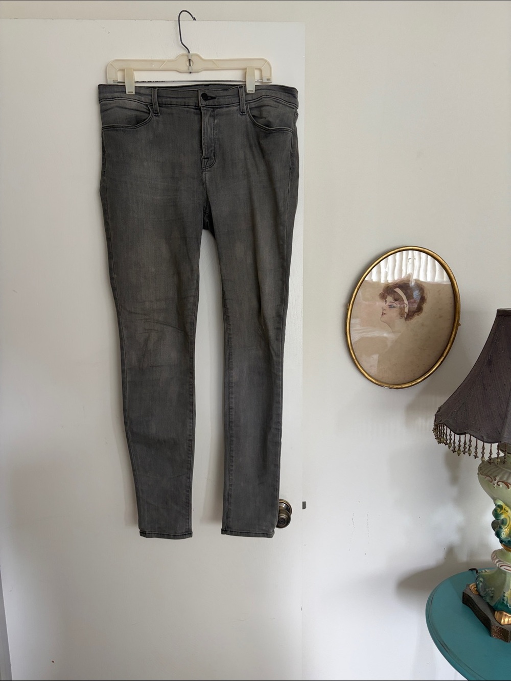 J Brand Gray Skinny Jeans - Picture 1 of 5